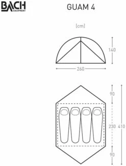 Bach Guam 4 Willow Bough Green -Outwell Verkaufs-Shop bach guam 4 willow bough green 1
