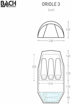 Bach Oriole 3 Willow Bough Green 9 Bach Oriole 3 Willow Bough Green -Outwell Verkaufs-Shop bach oriole 3 willow bough green 1