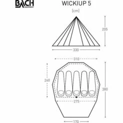 Bach WickiUp 5 Willow Bough Green -Outwell Verkaufs-Shop bach wickiup 5 willow bough green 1