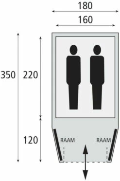 Bardani Airwolf 180 TC -Outwell Verkaufs-Shop bardani airwolf 180 tc beige anthracite 1 1