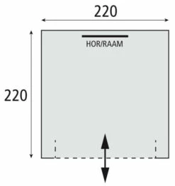 Bardani Picasso Schuppenzelt -Outwell Verkaufs-Shop bardani picasso schuurtent 1