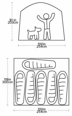 Big Agnes Big House 6 Rooibos-Shale -Outwell Verkaufs-Shop big agnes big house 6 rooibos shale 1