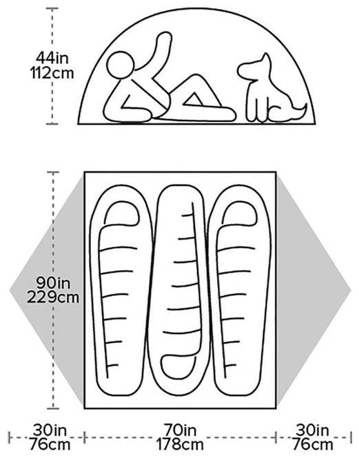 Big Agnes Blacktail 3 Green 5 Big Agnes Blacktail 3 Green – Bild 3
