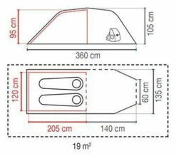 Coleman Cortes 2 Blue -Outwell Verkaufs-Shop coleman cortes 2 blue 5