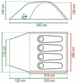Coleman Kobuk Valley 4 Plus -Outwell Verkaufs-Shop coleman kobuk valley 4 plus 1