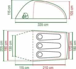 Coleman Maluti 3 BlackOut 7 Coleman Maluti 3 BlackOut -Outwell Verkaufs-Shop coleman maluti 3 blackout 1