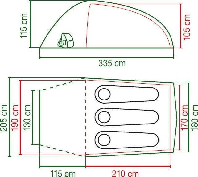 Coleman Maluti 3 BlackOut 5 Coleman Maluti 3 BlackOut – Bild 3