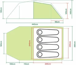 Coleman Tasman 4 -Outwell Verkaufs-Shop coleman tasman 4 1