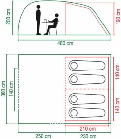 Coleman Vespucci 4 -Outwell Verkaufs-Shop coleman vespucci 4 1