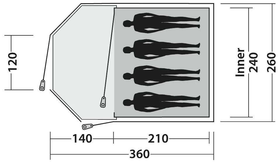Easy Camp Blazar 400 Green 6 Easy Camp Blazar 400 Green – Bild 4