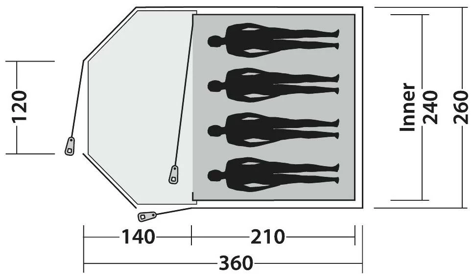 Easy Camp Blazar 400 Steel Blue 6 Easy Camp Blazar 400 Steel Blue – Bild 4