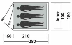 Easy Camp Meteor 300 Green -Outwell Verkaufs-Shop easy camp meteor 300 green 2