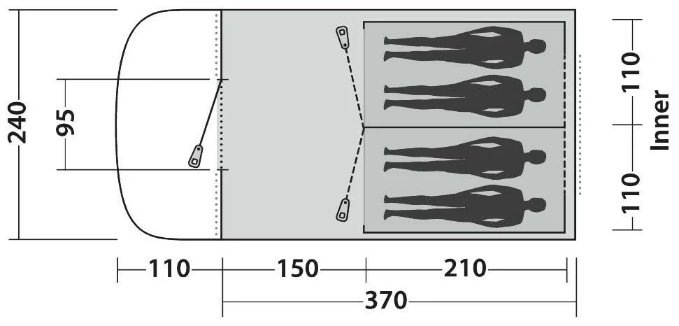 Easy Camp Palmdale 400 2022 Blue 6 Easy Camp Palmdale 400 2022 Blue – Bild 4