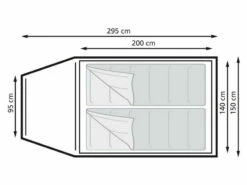Eurotrail Ontario 2 BTC Beige-Charcoal 7 Eurotrail Ontario 2 BTC Beige-Charcoal -Outwell Verkaufs-Shop eurotrail ontario 2 btc 1
