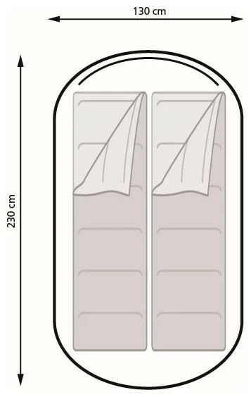 Eurotrail Packwood Pop-Up Kobalt-Antraciet 6 Eurotrail Packwood Pop-Up Kobalt-Antraciet – Bild 4