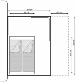 Eurotrail Portimao Air Antracite-Light Grey -Outwell Verkaufs-Shop eurotrail portimao air antracite light grey 1