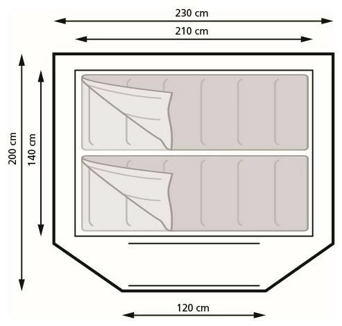 Eurotrail Spring 2 Pop-Up Blue-Black 5 Eurotrail Spring 2 Pop-Up Blue-Black – Bild 3