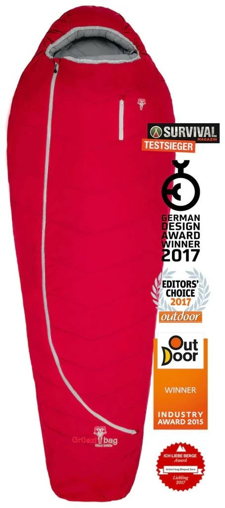 Grüezi Bag / Gruezi Bag Biopod Wool Zero XL Tango Red 4 Grüezi Bag / Gruezi Bag Biopod Wool Zero XL Tango Red – Bild 2