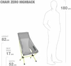 Helinox Chair Zero High Back -Outwell Verkaufs-Shop helinox chair zero high back grey 10 1