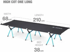 Helinox High Cot One -Outwell Verkaufs-Shop helinox high cot one black cyan blue 4 1