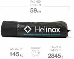 Helinox High Cot One Long -Outwell Verkaufs-Shop helinox high cot one long black cyan blue 1 1