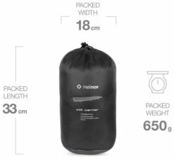 Helinox Reversible Cot Warmer Quilted Black/Iron -Outwell Verkaufs-Shop helinox reversible cot warmer quilted black iron 5