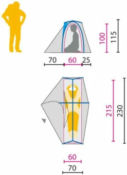 Jack Wolfskin Exolight I Steel Blue -Outwell Verkaufs-Shop jack wolfskin exolight i phantom 1