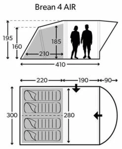 Kampa Brean 4 -Outwell Verkaufs-Shop kampa brean 4 1