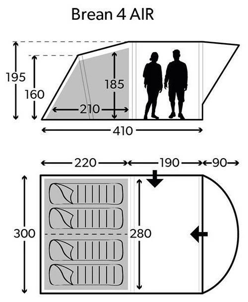 Kampa Brean 4 AIR 5 Kampa Brean 4 AIR – Bild 3