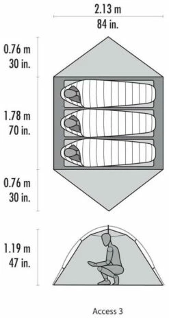 MSR Access 3 Orange 13 MSR Access 3 Orange -Outwell Verkaufs-Shop msr access 3 orange 4