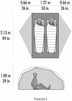 MSR FreeLite 2 V3 Green -Outwell Verkaufs-Shop msr freelite 2 green 2