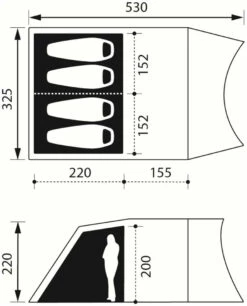 Nomad Dogon 4 TC Air Twill -Outwell Verkaufs-Shop nomad dogon 4 tc air twill 1