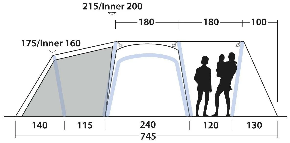 Outwell Airville 6SA Navy Night 6 Outwell Airville 6SA Navy Night – Bild 4
