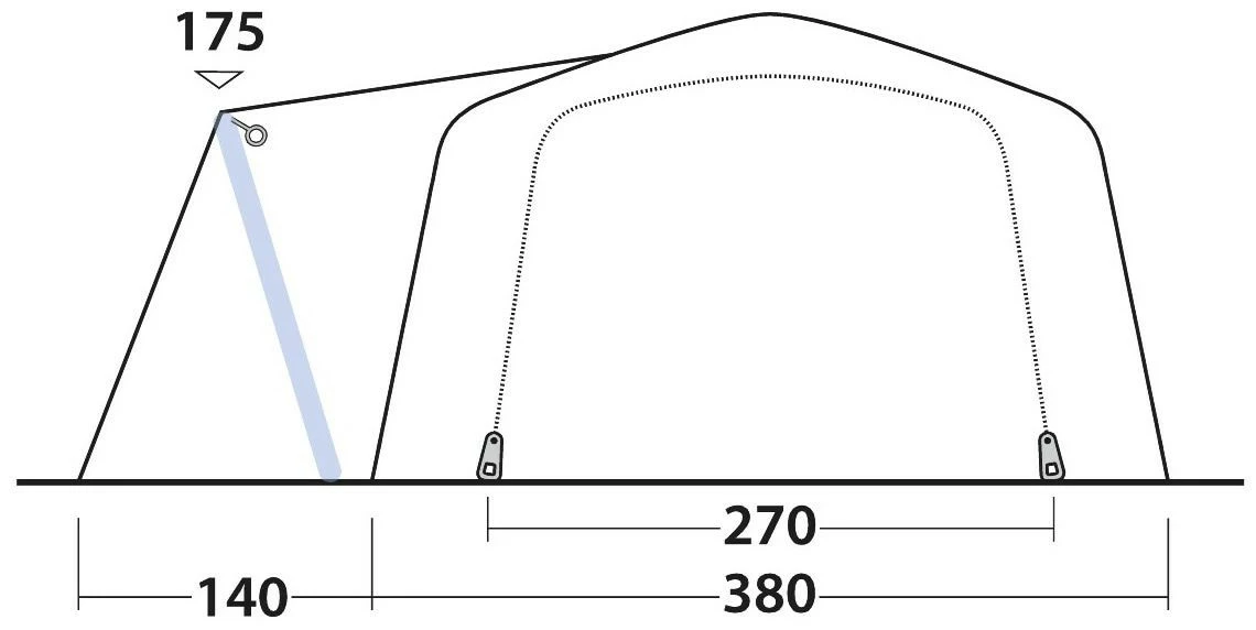 Outwell Airville 6SA Navy Night 7 Outwell Airville 6SA Navy Night – Bild 5