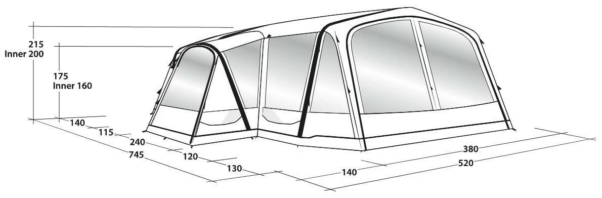 Outwell Airville 6SA Navy Night 8 Outwell Airville 6SA Navy Night – Bild 6