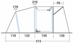 Outwell Blossburg 380 Air Black-Grey -Outwell Verkaufs-Shop outwell blossburg 380 air grey 3