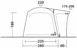 Outwell Bremburg Air Black-Grey 18 Outwell Bremburg Air Black-Grey -Outwell Verkaufs-Shop outwell bremburg air grey 3