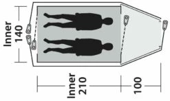 Outwell Cloud 2 Blue -Outwell Verkaufs-Shop outwell cloud 2 blue 1