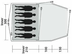 Outwell Cloud 5 Plus Blue -Outwell Verkaufs-Shop outwell cloud 5 plus blue 1