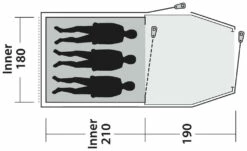 Outwell Earth 3 Blue -Outwell Verkaufs-Shop outwell earth 3 blue 1 2