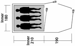 Outwell Earth 3 2021 Blue -Outwell Verkaufs-Shop outwell earth 3 blue 3 1