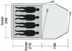 Outwell Earth 4 Blue -Outwell Verkaufs-Shop outwell earth 4 blue 1 1