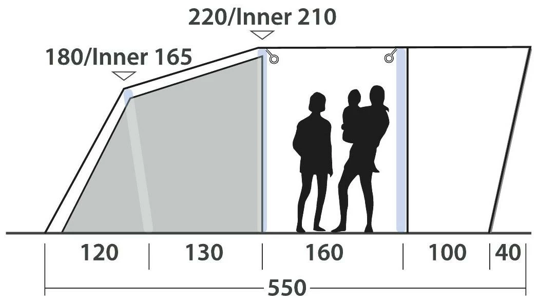 Outwell Hayward Lake 4ATC Demo 2022 Navy Night 6 Outwell Hayward Lake 4ATC Demo 2022 Navy Night – Bild 4