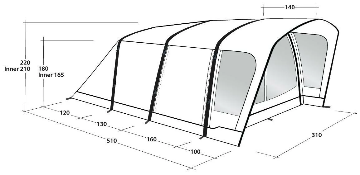 Outwell Hayward Lake 4ATC Demo 2022 Navy Night 8 Outwell Hayward Lake 4ATC Demo 2022 Navy Night – Bild 6