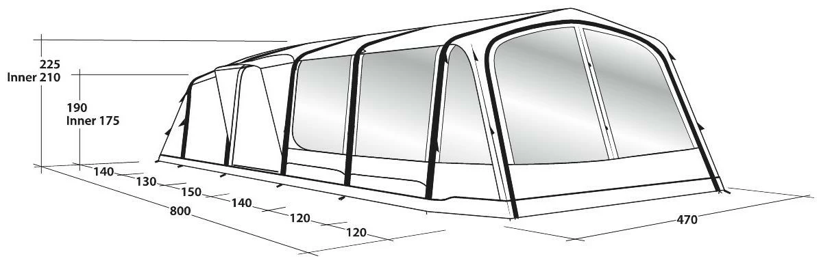 Outwell Knoxville 7SA Package Deal Navy Night 8 Outwell Knoxville 7SA Package Deal Navy Night – Bild 6