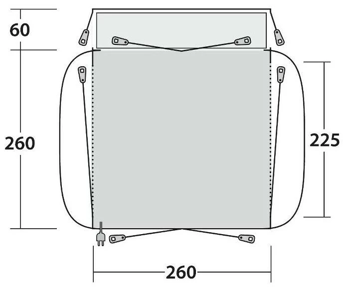 Outwell Milestone Lux Black-Grey 6 Outwell Milestone Lux Black-Grey – Bild 4