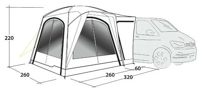 Outwell Milestone Lux Package Deal Black-Grey 5 Outwell Milestone Lux Package Deal Black-Grey – Bild 3