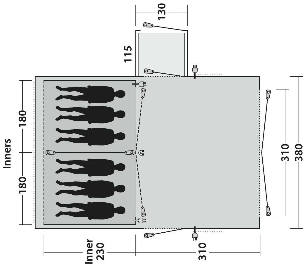 Outwell Montana 6PE Package Deal Navy Night 5 Outwell Montana 6PE Package Deal Navy Night – Bild 3