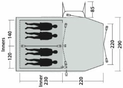 Outwell Nevada 4P Navy Night -Outwell Verkaufs-Shop outwell nevada 4pe navy night 2