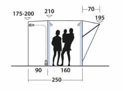 Outwell Newburg 160 Air Black-Grey -Outwell Verkaufs-Shop outwell newburg 160 air grey 2